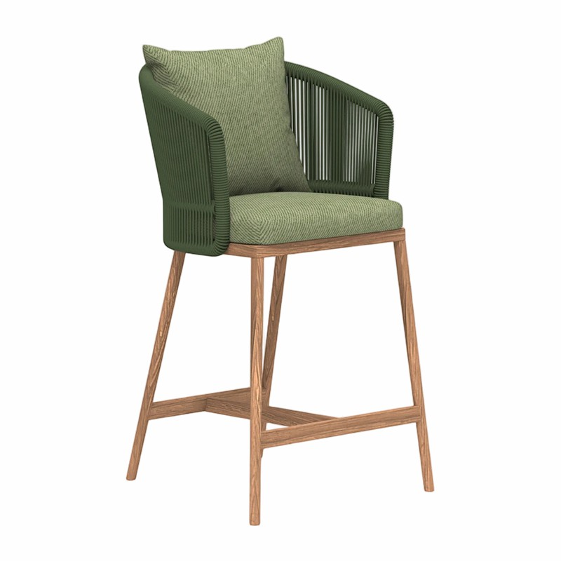 Outdoor Aluminum Bar Stools With Back